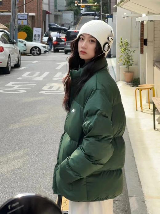 F031051哈灵顿新款面包服立领拉链短款宽松情侣羽绒服 商品图6