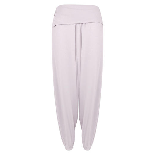 跃牌【周游世界】翻腰纽扣瑜伽裤休闲宽松束脚裤高腰显瘦阔腿裤PT2438 商品图3