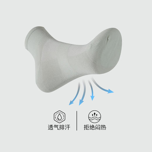 【满3双/19.9元】【秀黛】女士休闲短筒袜棉混纺网眼拼接透气排汗不闷脚短袜【1双】W5220003T【门店同款】 商品图2