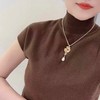 香奈儿 棕石金花水滴珠项链（XTY） 商品缩略图7