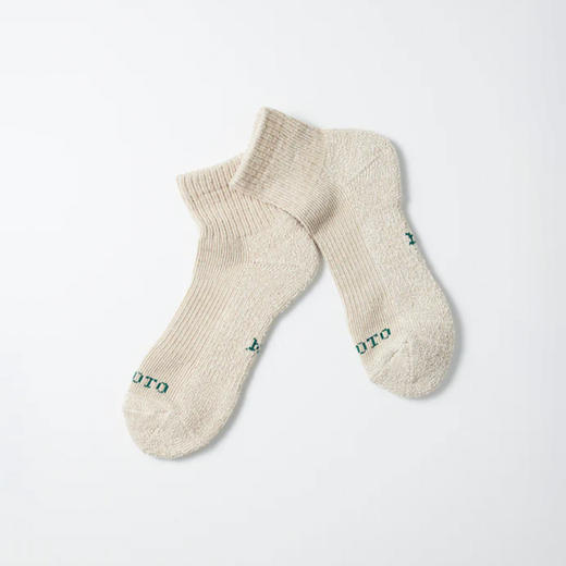 ROTOTO HEMP/ORGANIC 日本奈良制有机棉麻混纺透气运动男女低帮袜 商品图2