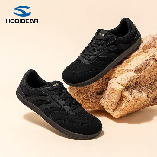 HOBIBEAR宽头鞋男鞋阿甘鞋春秋休闲轻便软底滑板鞋运动鞋 商品图3