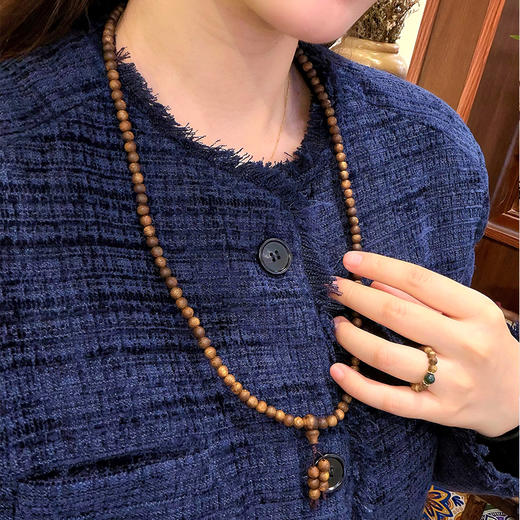 ²【沉香溯源-6.7mm圆珠长串】12克+ 8分沉  奇楠沉香手串 多样性发其一 ( 24小时鉴赏期 ) HM02-CRMM-DBCX 商品图1