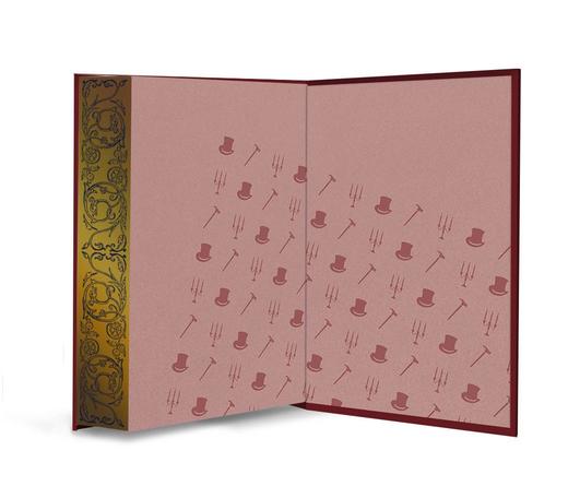 【真皮定制款】《远大前程》，封面红色山羊皮装订，书口三面鎏金+丝印花纹，欧式竹节 商品图3