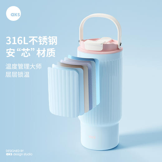 AKS  小耳朵拎拎杯 910mL AKS695 商品图1