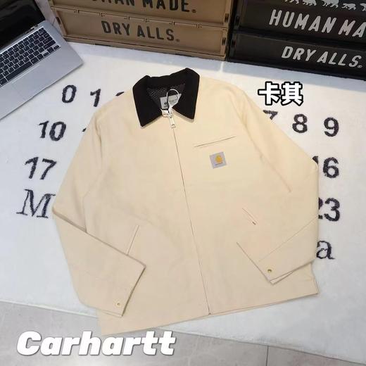 F031013水洗帆布男女同款结实牢靠耐穿耐磨时尚百搭工装夹克外套 商品图8