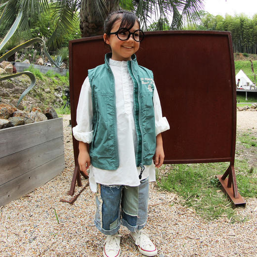 DD日本童装 DENIM DUNGAREE 26春夏8盎司牛仔复古破坏工装背带裤 商品图2