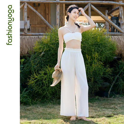 FM16914禅风亚麻修身长裤 商品图5