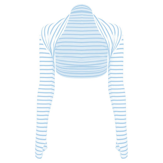 跃牌【周游世界】长袖坎肩外搭短款开衫薄款修身披肩TP1042 商品图4