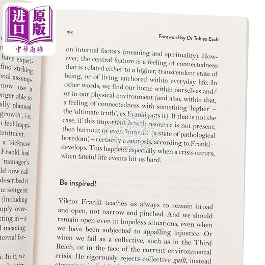 【中商原版】拥抱希望 弗兰克 Embracing Hope On Freedom Responsibility the Meaning of Life 英文原版 Viktor E Frankl 商品图2