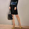 剩S/M/L/XL 芳外新款牛仔拼接半裙新款包臀拉链设计半截裙8T21AI0108 商品缩略图2