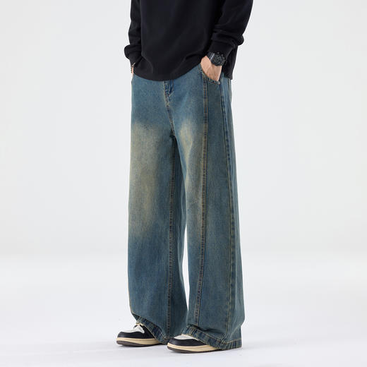 新热卖！【弯刀牛仔裤】百搭显高 不挑身材 不卡裆部 耐穿耐磨 抗皱不易掉色 商品图8