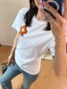 驴家Vivienne花卉标识贴饰T恤 商品缩略图6