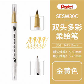 派通彩色双头柔绘笔SESW30C-T123