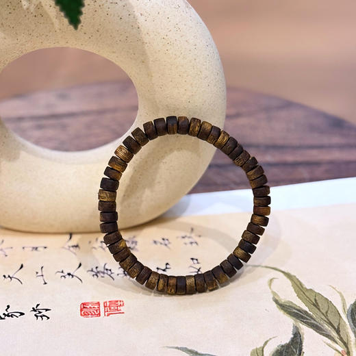 ²【沉香溯源-99沉单圈算盘珠】4克+7mm奇楠沉香手串 多样性发其一( 24小时鉴赏期 ) HM02-CRMM-DBCX（HOT） 商品图0