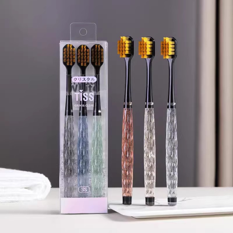 【12元会员福利】米选钻石水晶云柔软毛牙刷—3支   