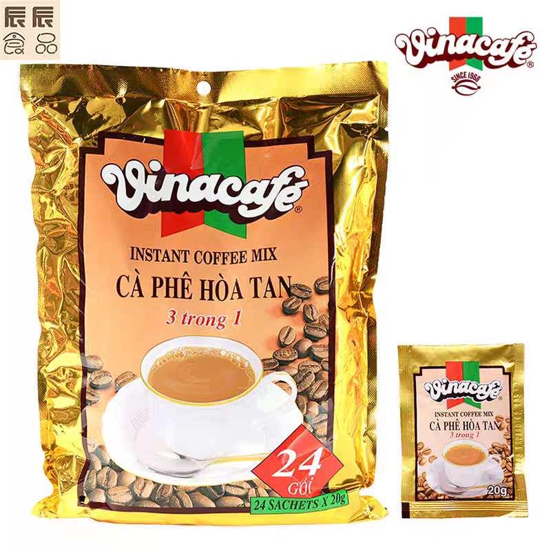 周日取货：【威拿三合一速溶咖啡】一袋480克（24小包），保质期至2026.5.3.