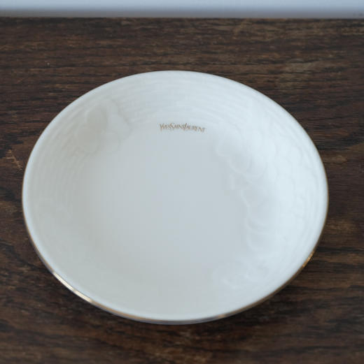 YSL圣罗兰白色浮雕餐盘 X1460 商品图0