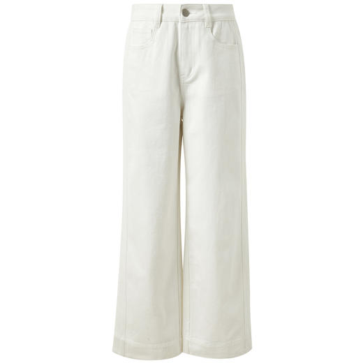 三彩2026夏季新款收腰显瘦牛仔裤九分裤垂感直筒裤休闲裤子M 商品图4