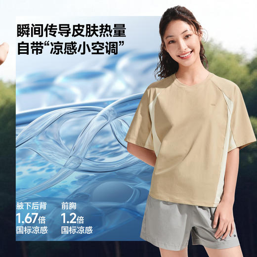 【春上新】【新品】6楼蕉下女士凉感速干户外T恤CC001吊牌价199 商品图3