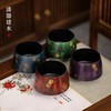 漆器建水/高档茶洗老铁大漆建水中式茶渣桶干泡废水缸泡茶配件复古水方水盂 商品缩略图0