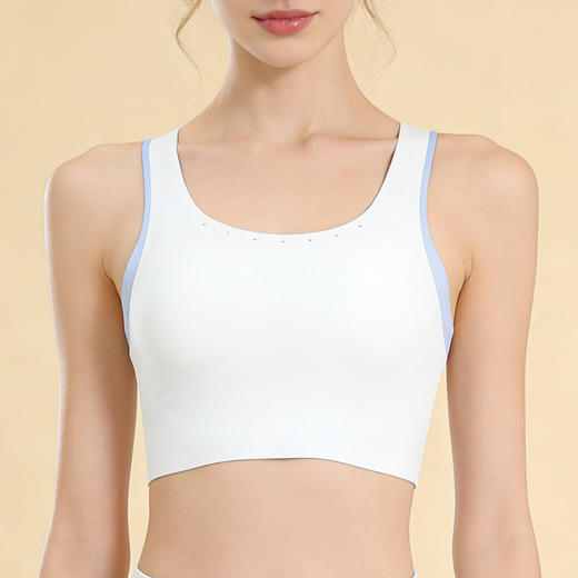 果凡高强度防震运动内衣 女专业跑步马拉松健身固定杯美背文胸 稳固支撑不晃动E03FCWN330 商品图1