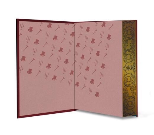 【真皮定制款】《远大前程》，封面红色山羊皮装订，书口三面鎏金+丝印花纹，欧式竹节 商品图2