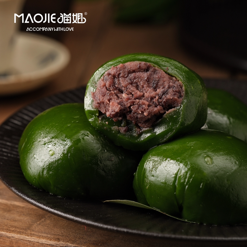 食青团|知春味-低糖手工豆沙青团（单粒）