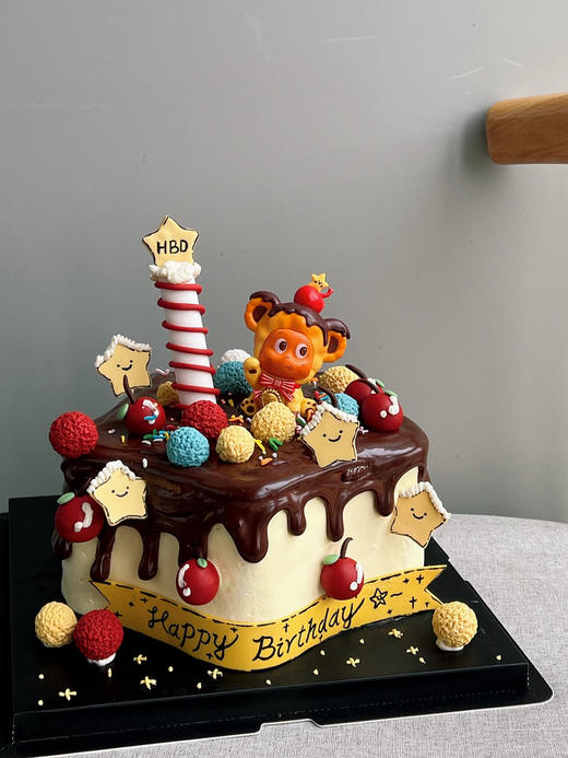 「女孩」星星人异形蛋糕 默认一个摆件 盗版摆件随机 商品图0