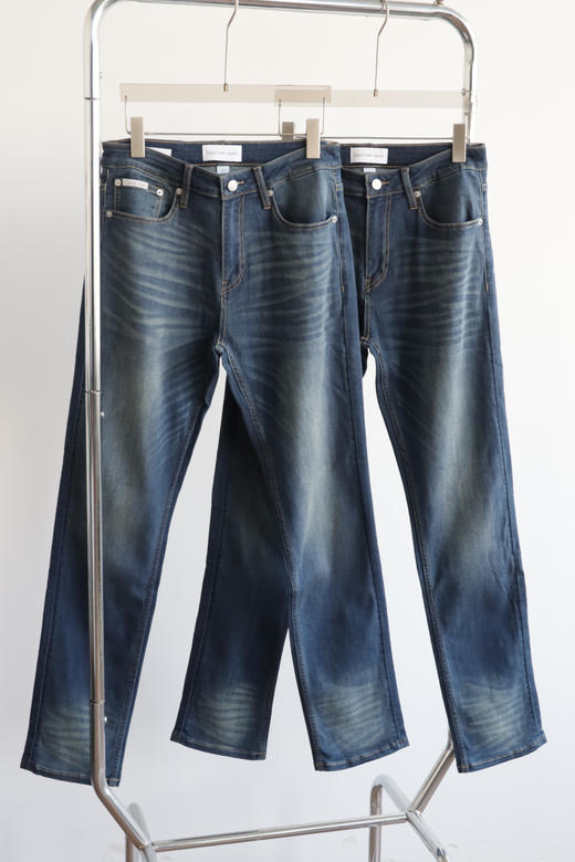 26 西K Jeans 春夏薄款 复古蓝小直筒牛仔裤 NZK259 商品图3