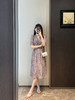 【上身美到冒泡！超绝气质感的印花雪纺收腰连衣裙】气质印花雪纺连衣裙法式 商品缩略图4