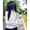 【凉感防晒❗️轻塑修身防晒衣】UPF50+专业高倍防晒，收腰显瘦，上身好看！白色冰丝防晒女款夏季2026新款修身防晒服开衫防紫外线短款外套女 商品缩略图2