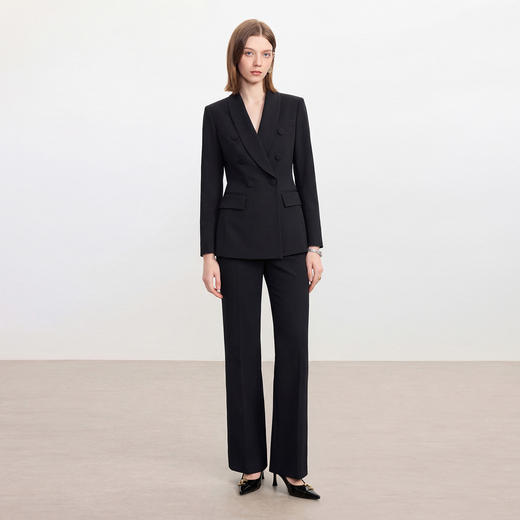 IWY/高级感黑色西装套装女职业正装商务风气质通勤面试工作服CP2756 商品图1