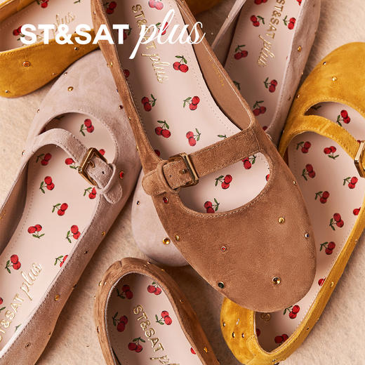 星期六26春新款彩钉镂空一字玛丽珍SSE1111067 商品图8