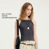 lost in echo2026春夏新款时髦复古背部拉链工装短款修身吊带背心 商品缩略图1
