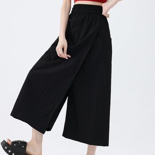 【清凉山本裤裙 阔腿高腰】夏薄款宽松阔腿高腰半身裙裤 商品图7