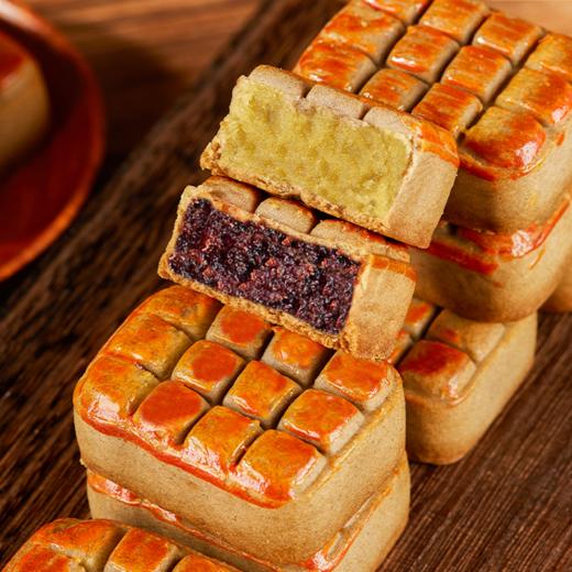 【糕酥精选】荞麦绿豆饼@山楂饼 采用荞麦+⁤全麦粉制皮 配料表干净 吃起来不甜不腻 清甜解暑 好吃不腻 商品图0