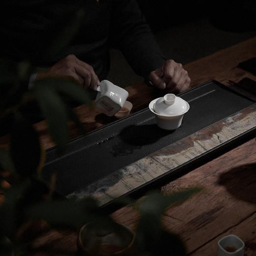 无墨 新见山 W5923X系列国画石茶盘 商品图1