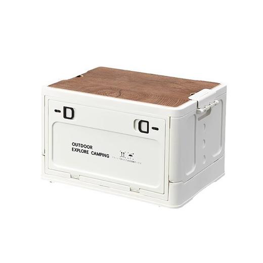 【积分兑换】趣游帮 三开门木盖折叠收纳箱Q522 商品图0