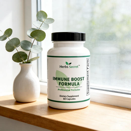 美国Herb's Secret IMMUNE BOOST FORMULA健康活力营养胶囊60粒 MIAN 免 商品图0