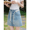 鹿向南「浅夏织梦」浅蓝色牛仔半身裙女夏季韩系小个子A字短裙子 商品缩略图2