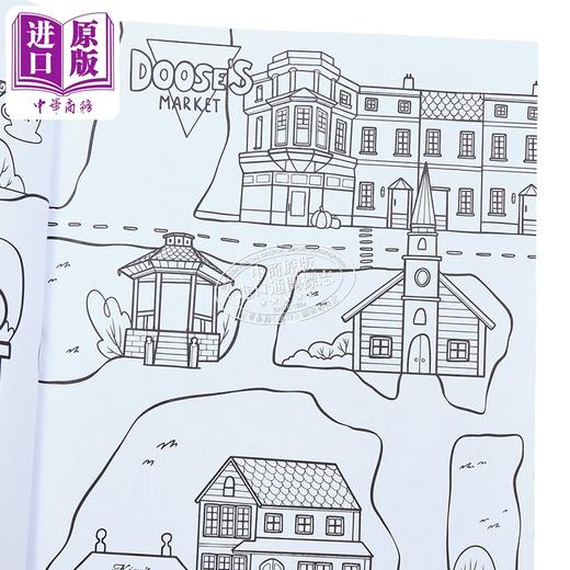 【中商原版】吉尔莫女孩 官方涂色书 Gilmore Girls The Official Coloring Book 英文原版 Luna Valentine 原创插图 商品图2