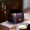 漆器建水/高档茶洗老铁大漆建水中式茶渣桶干泡废水缸泡茶配件复古水方水盂 商品缩略图1