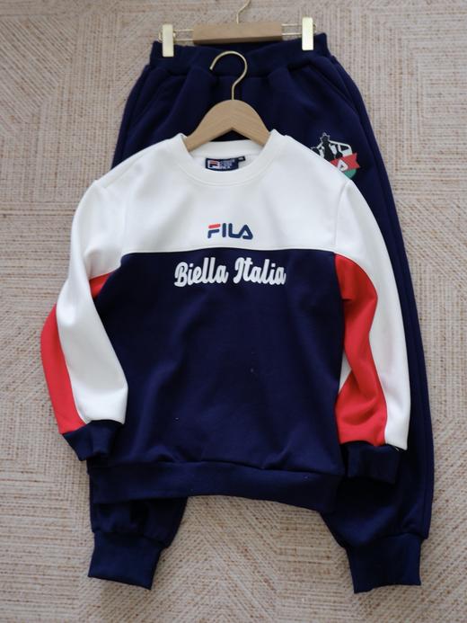 二店y 客供棉，舒服与实穿都在线 飞鸟儿童撞色卫衣套装 商品图2