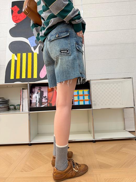 缪缪26Ss新款🔥工装牛仔短裤‼️ 商品图4