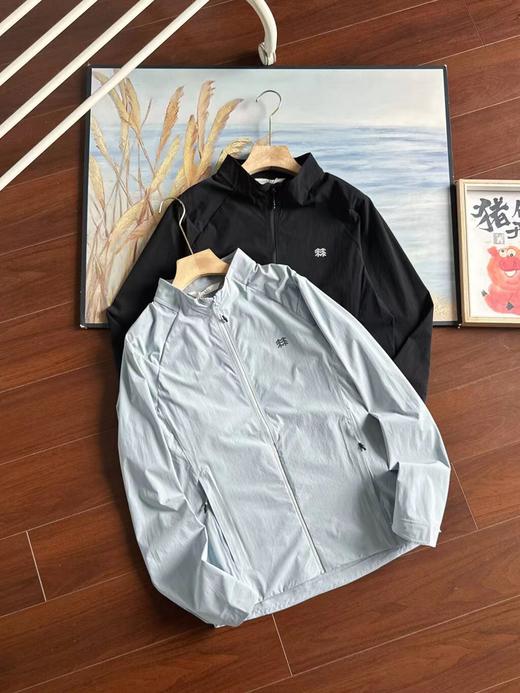 F031015户外夏季轻薄立领全方位无死角防护凉感舒适透气简约防晒衣外套 商品图0