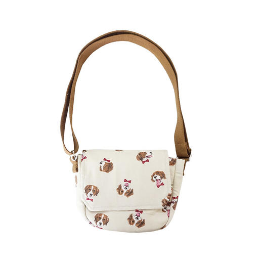 HUJI祤集Flap斜挎包插画猫猫狗狗 商品图1