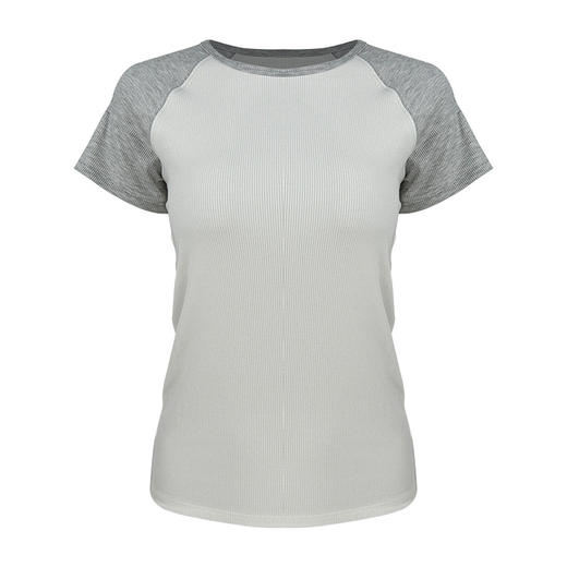 跃牌【周游世界】修身显瘦健身跑步速干上衣运动撞色短袖T恤TP1039（无胸垫） 商品图3