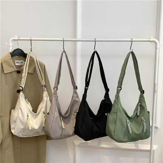 【车缝线❗牛津布】时尚大容量百搭简约手提包旅行包学生网红新款女士单肩斜挎包。xa 商品图0