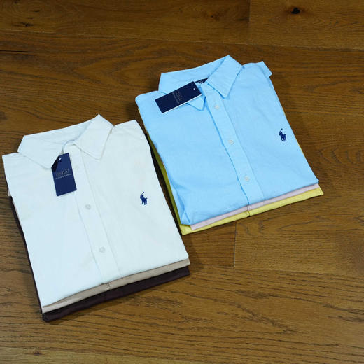 【秒杀价已调 直接拍】原单 Polo Ralph Lauren 亚麻女士 小马标刺绣 长袖衬衫 把夏日海风穿在身上 商品图6